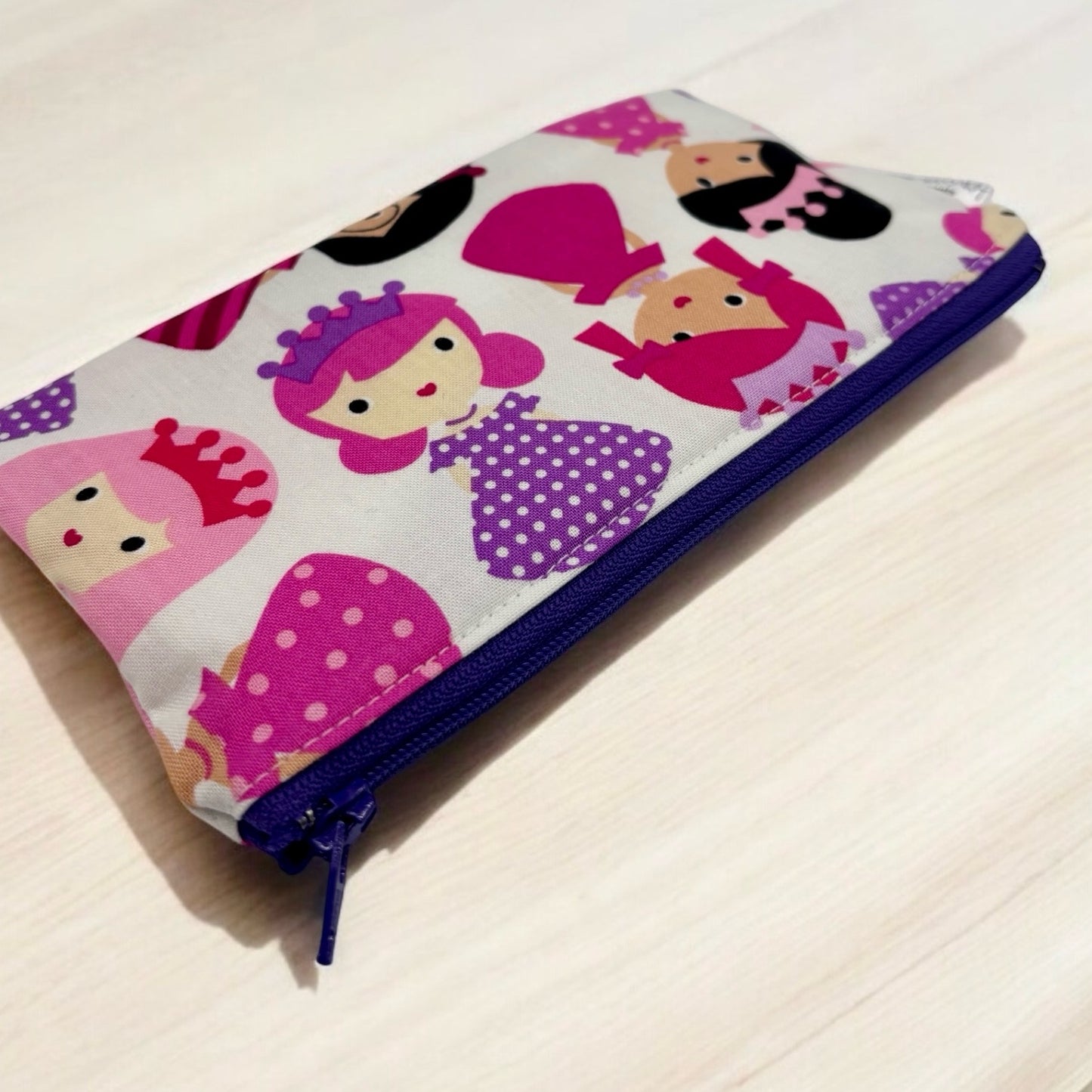 Knick Knack Sized Reusable Zippered Bag Princesses