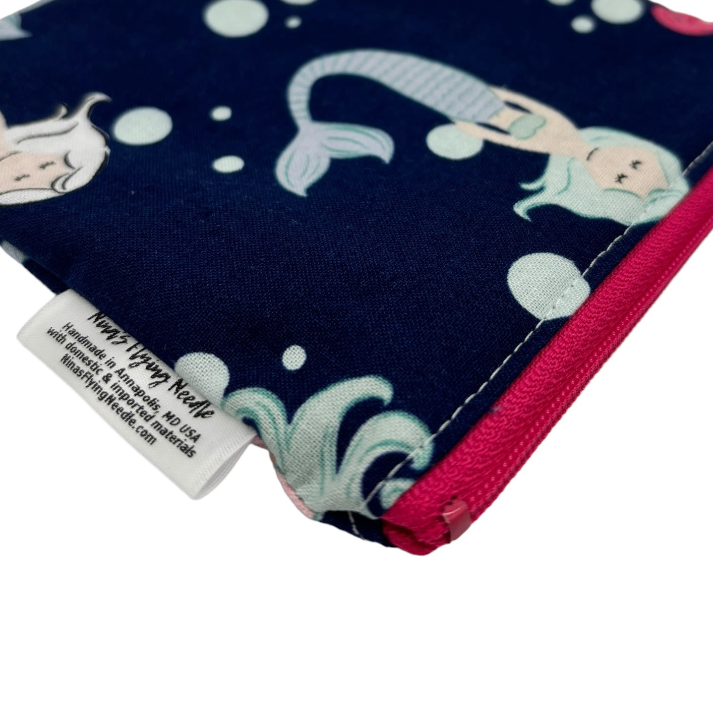 Toddler Sized Reusable Zippered Bag Mermaids