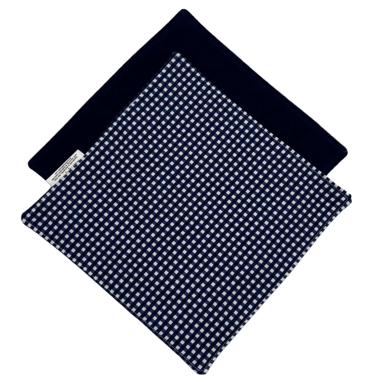 Reusable Napkins - Gingham Navy