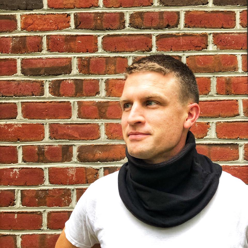 Adult Handmade Neck Warmer Solid Gray Light (multiple liner options)