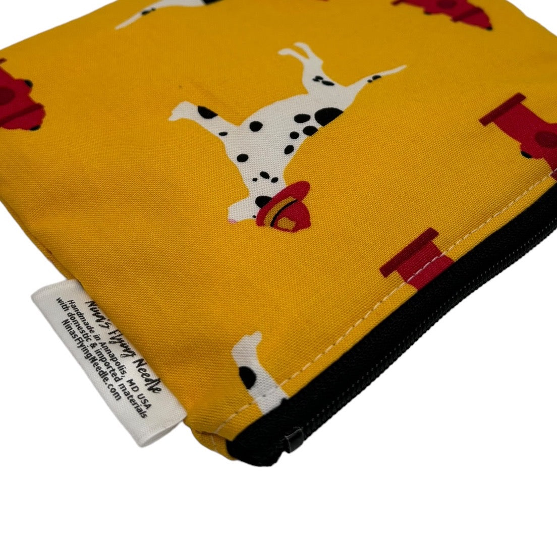 Toddler Sized Reusable Zippered Bag Dalmatian Dogs