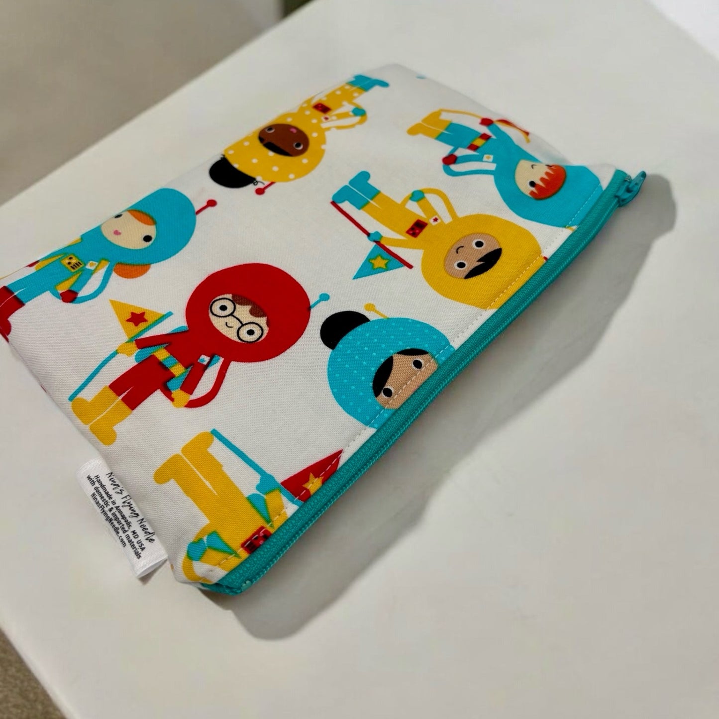 Snack Sized Reusable Zippered Bag Space Explorers