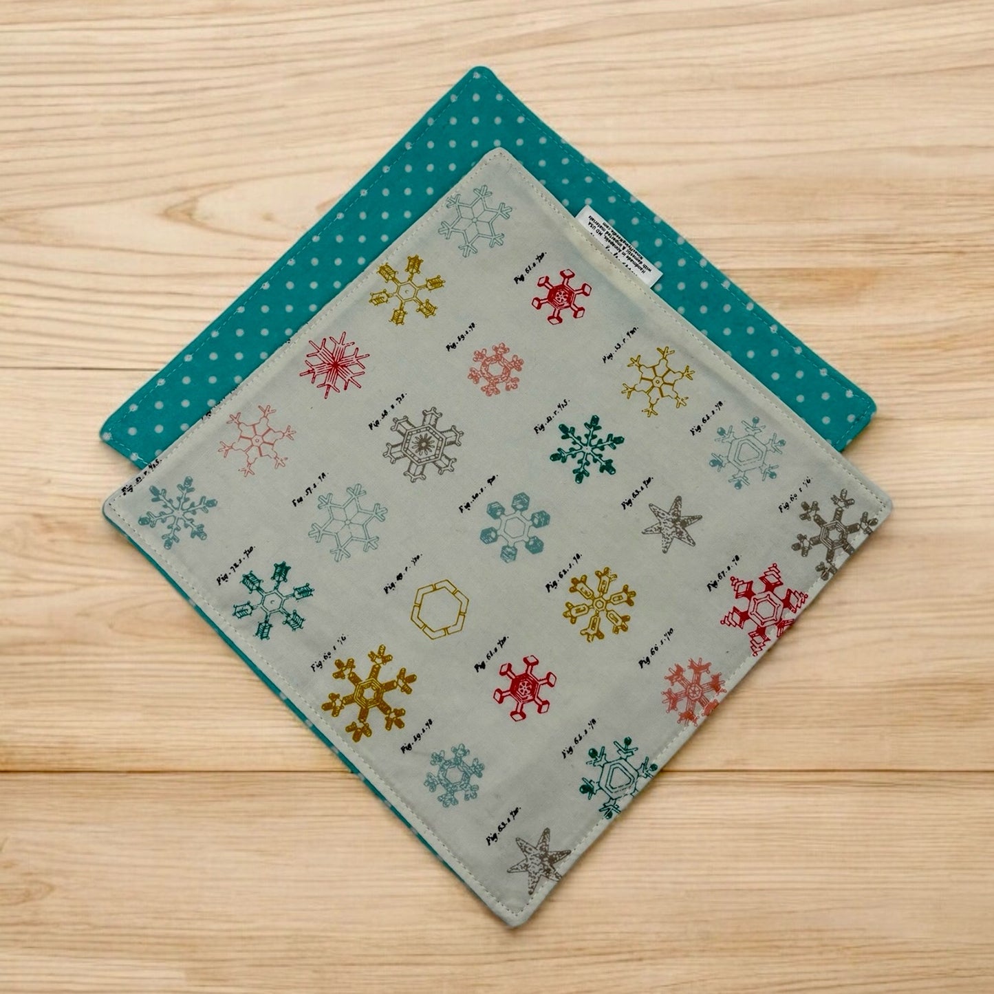 Reusable Napkins - Snowflakes