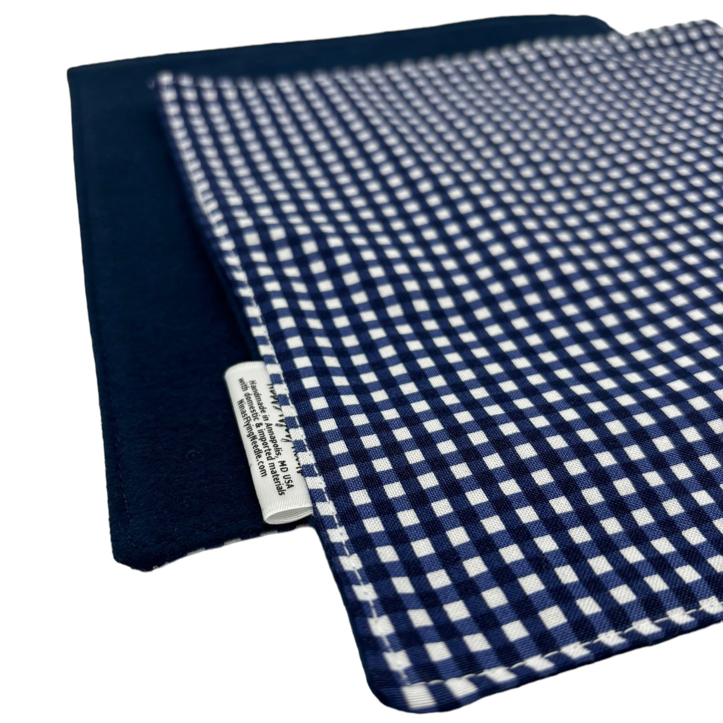 Reusable Napkins - Gingham Navy