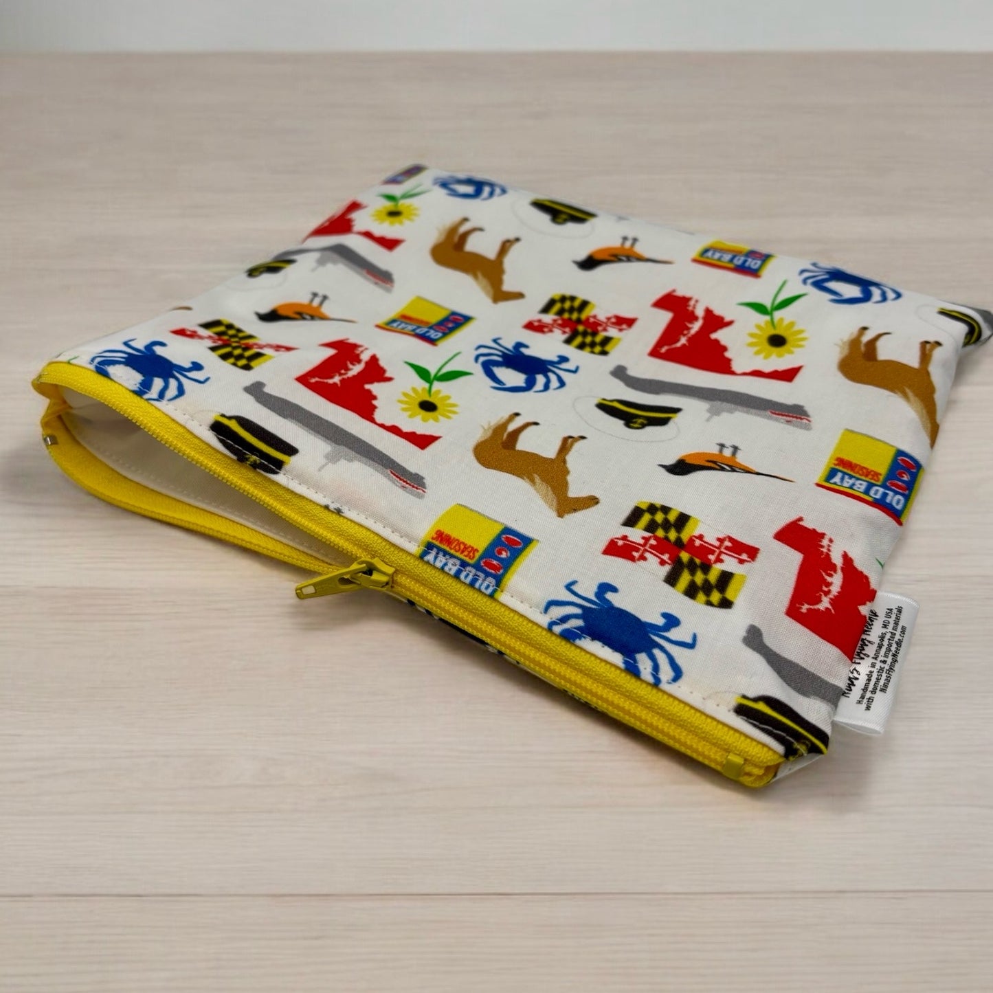 Sandwich Sized Reusable Zippered Bag Maryland