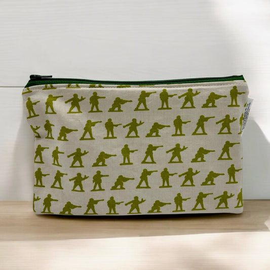 Snack Sized Reusable Zippered Bag Toy Soldiers