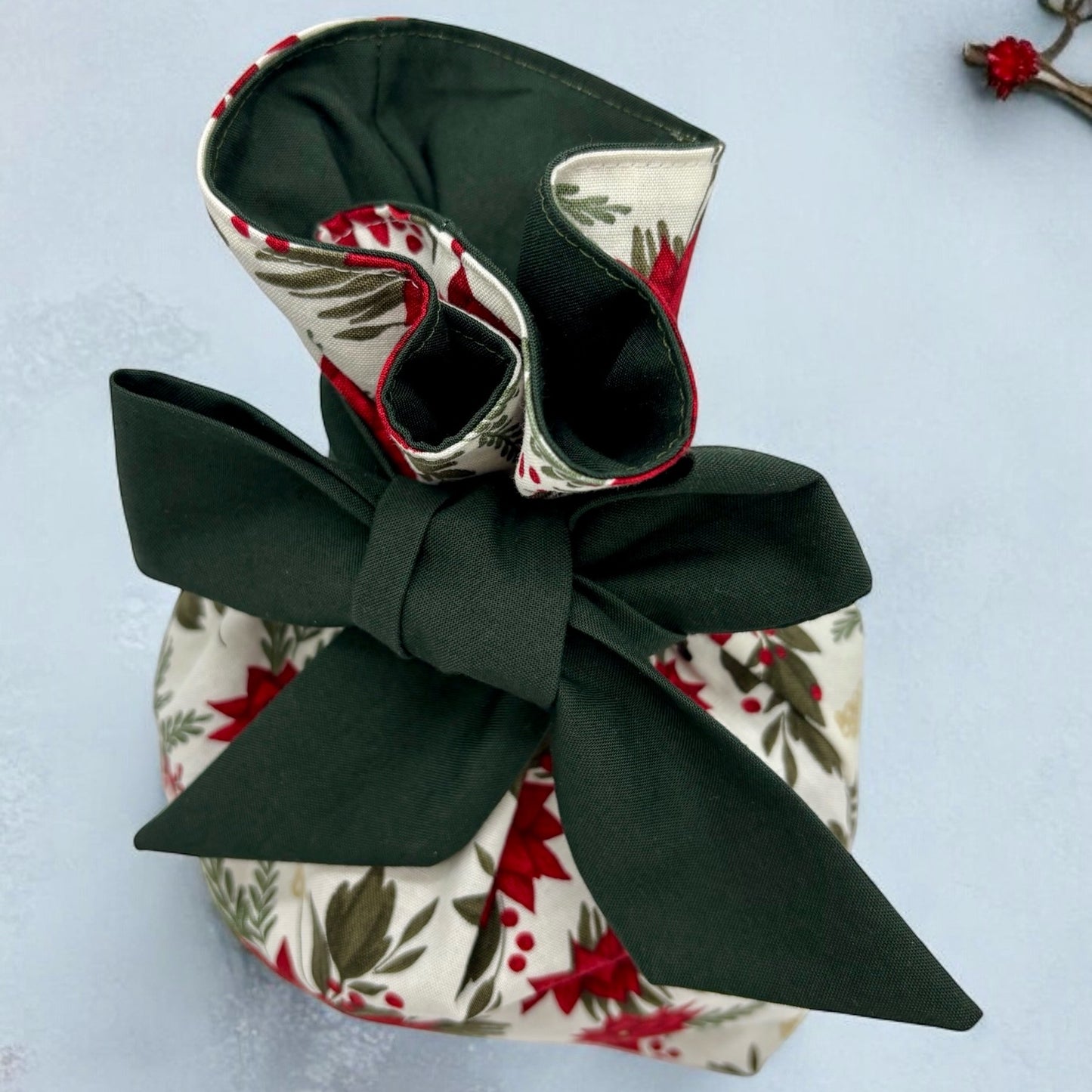 Little Something Gift Bag - Poinsettia