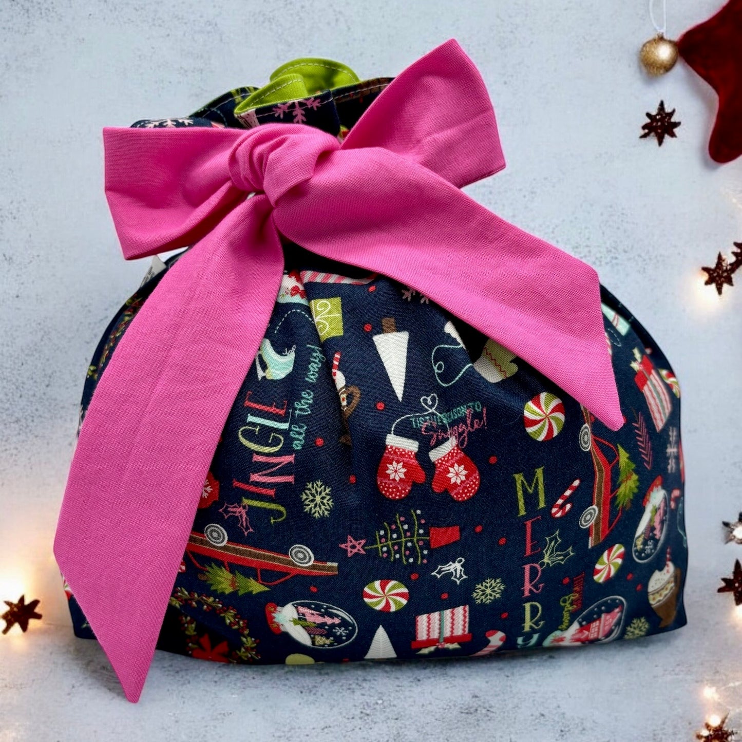 Just Right Gift Bag - Christmas Icons