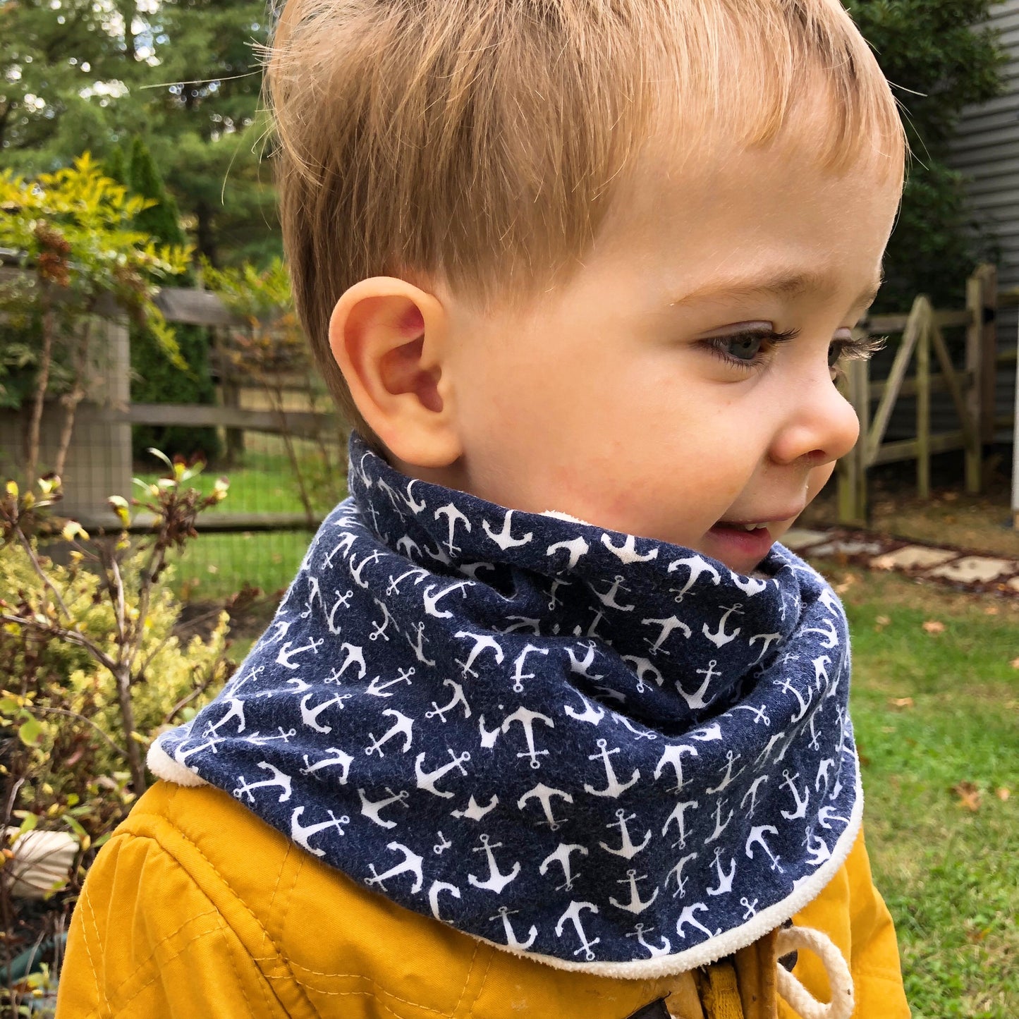 Child's Handmade Neck Warmer Horses Galloping