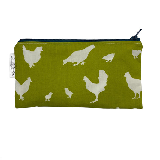 Knick Knack Sized Reusable Zippered Bag Chicken