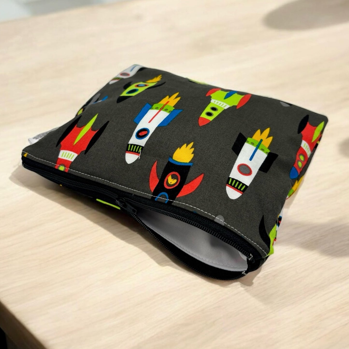 Sandwich Sized Reusable Zippered Bag Rockets