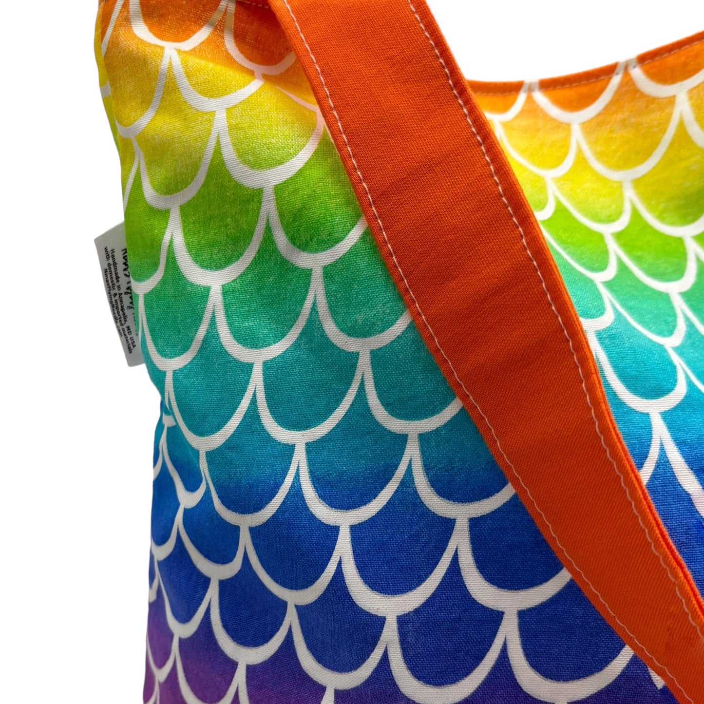 Pool Bag Scales Ombre Bright Rainbow