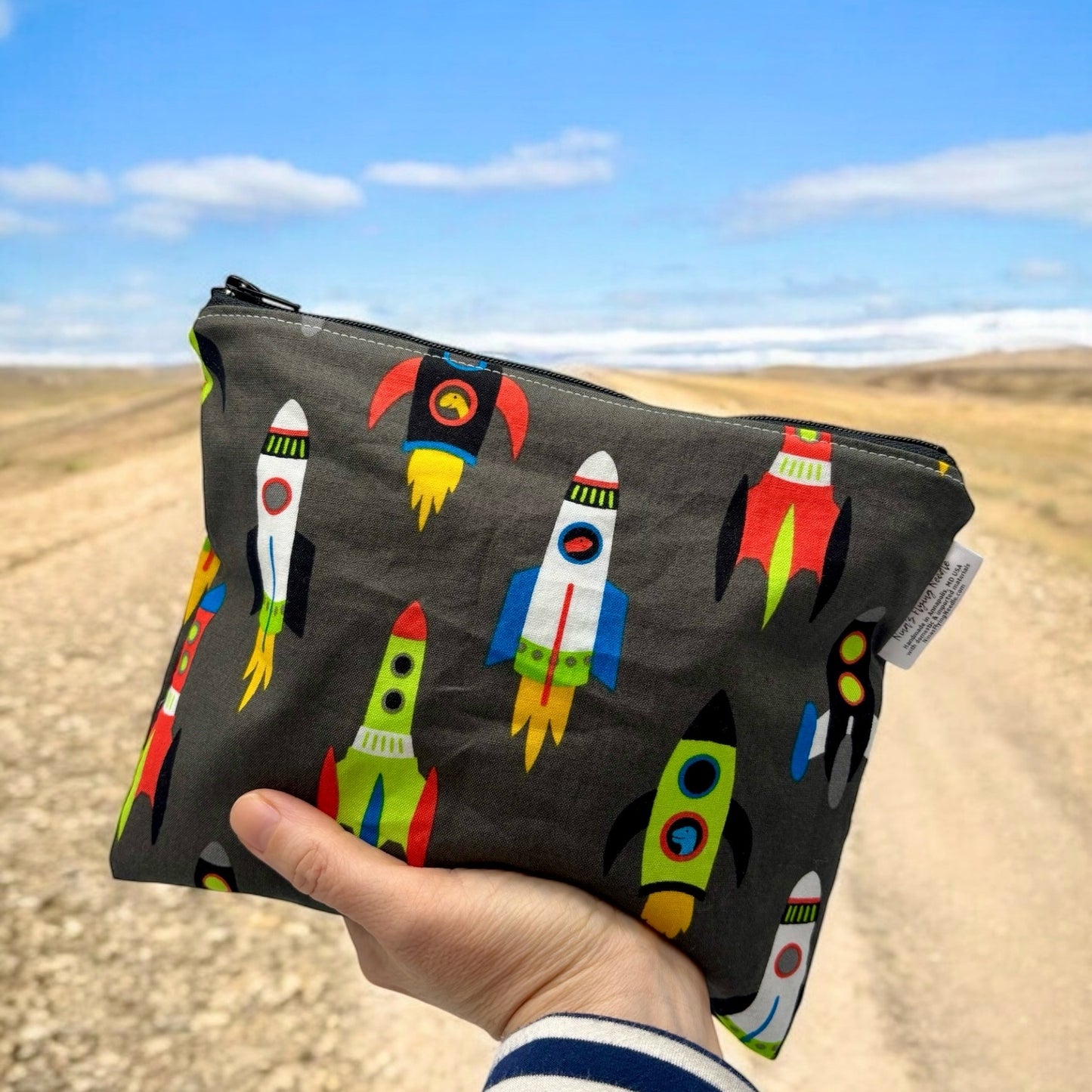 Sandwich Sized Reusable Zippered Bag Rockets