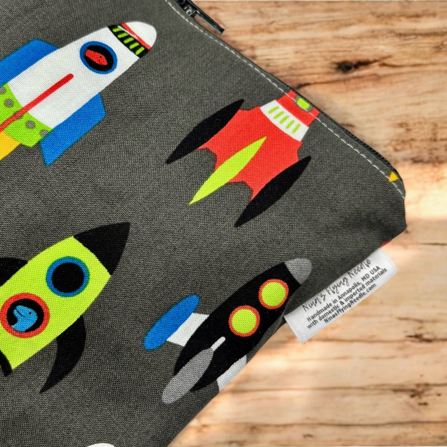 Sandwich Sized Reusable Zippered Bag Rockets