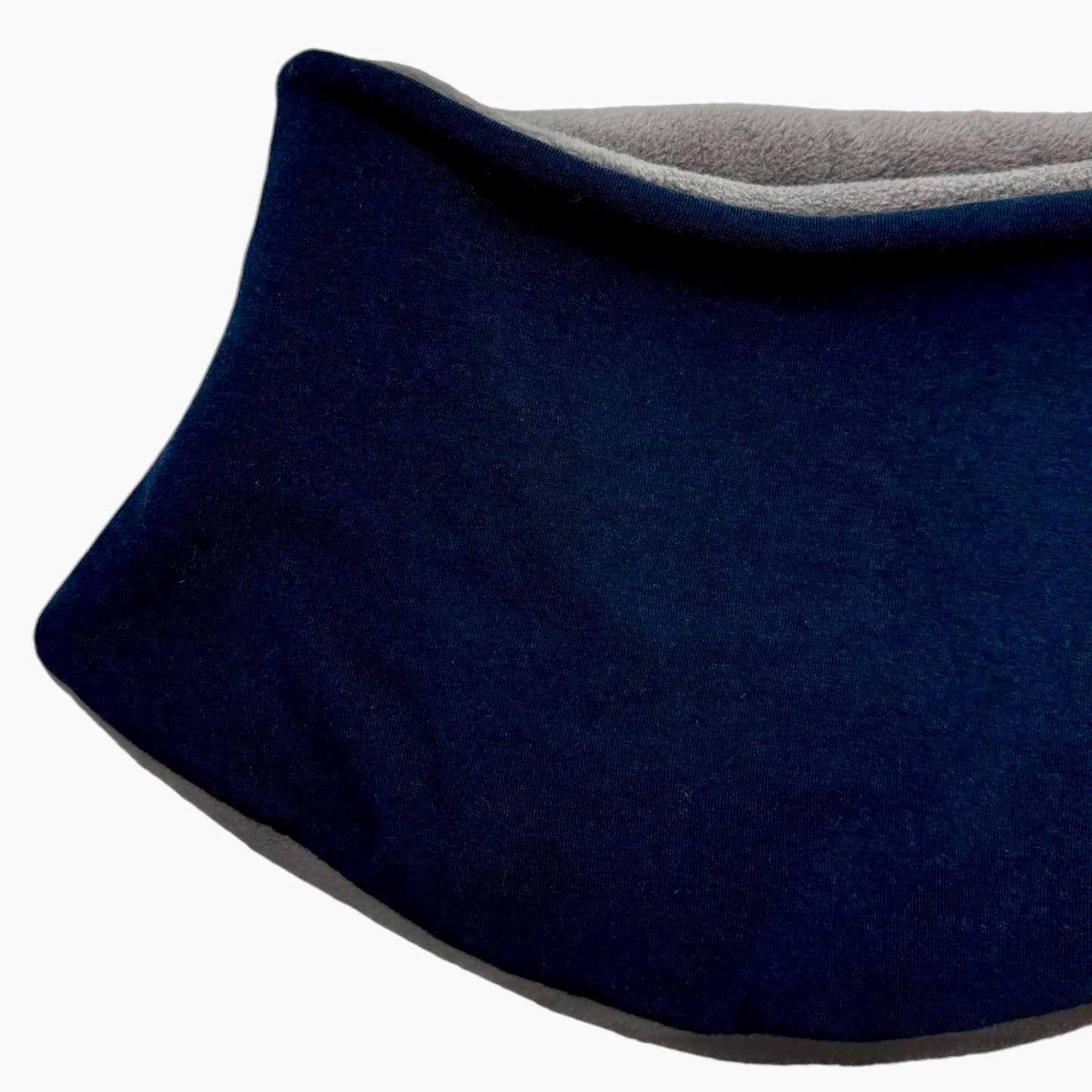 Adult Handmade Neck Warmer Solid Navy Blue (multiple liners available)