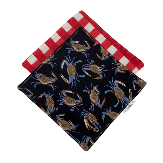 Reusable Napkins - Crabs