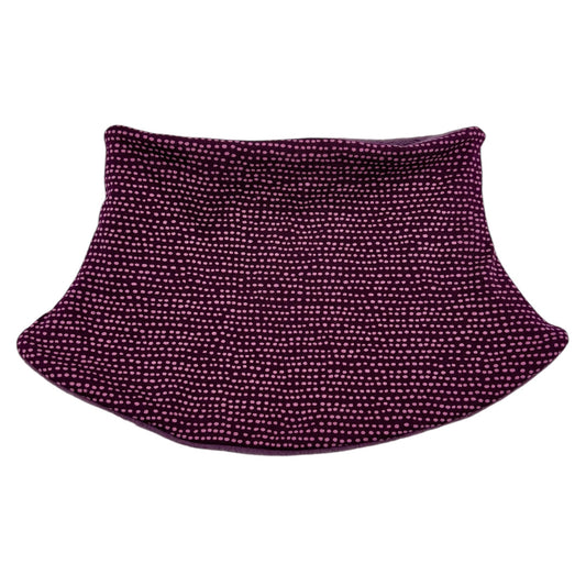 Adult Handmade Neck Warmer Dots on Purple