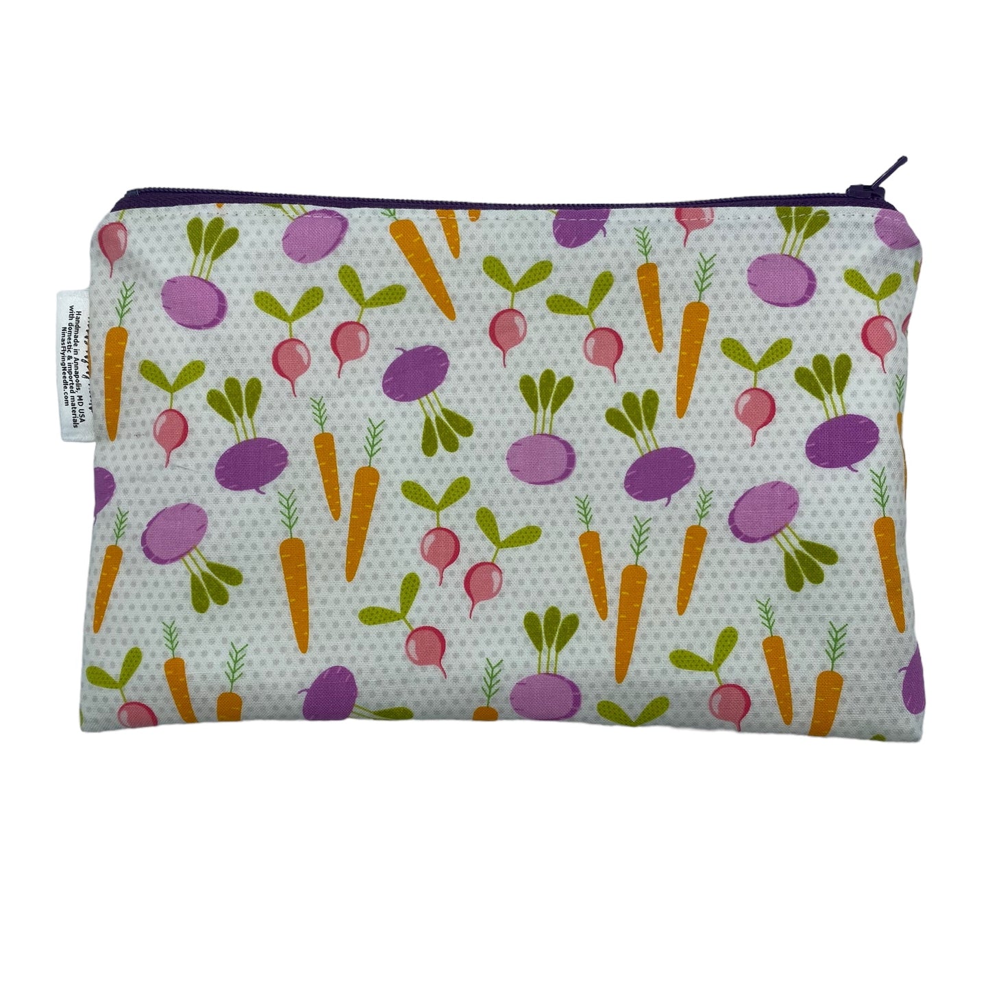 Snack Sized Reusable Zippered Bag Veggies