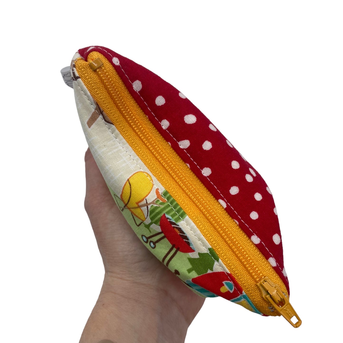 Toddler Sized Reusable Zippered Bag Camping Combo Print