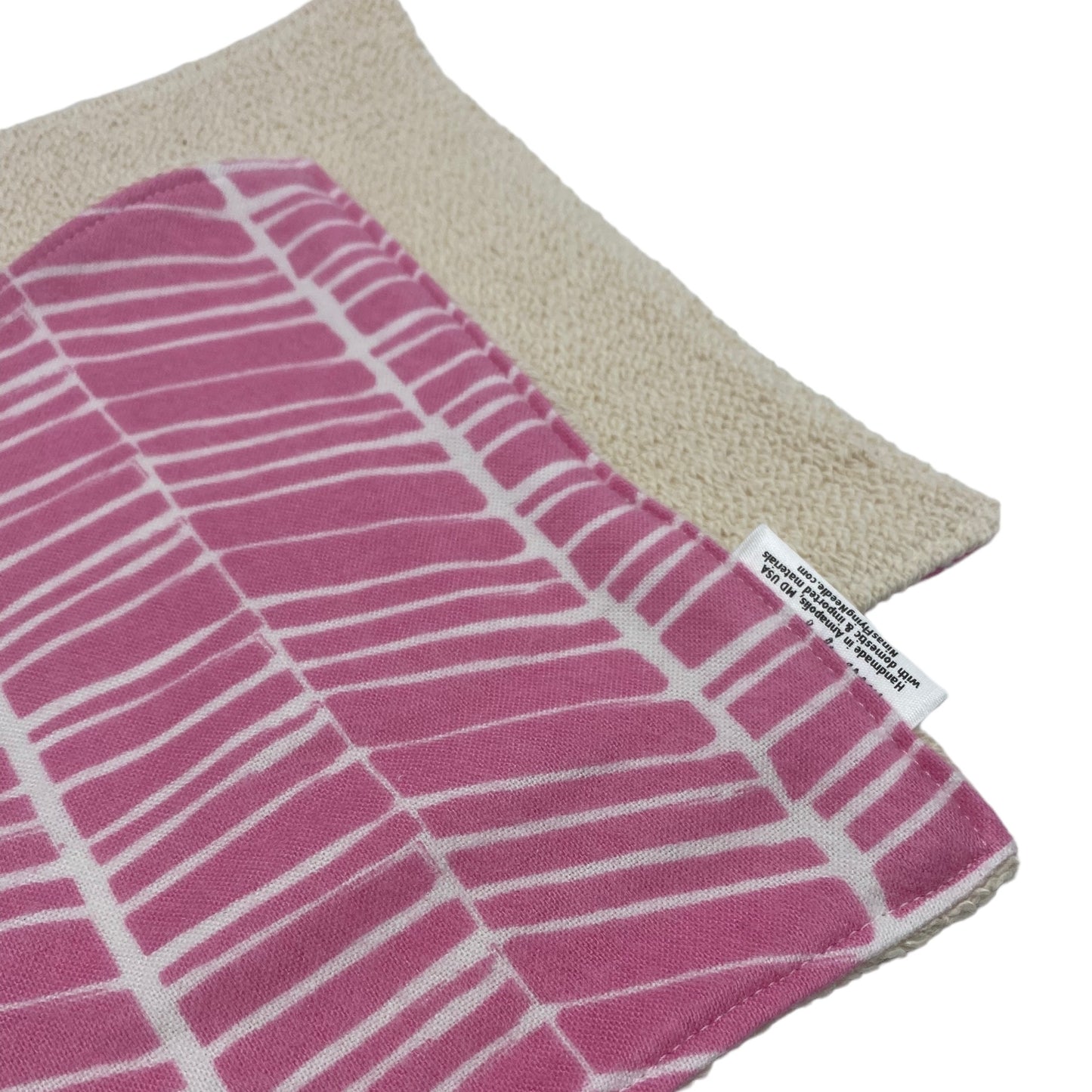 Wash Cloth - Regular - Herringbone - Pink