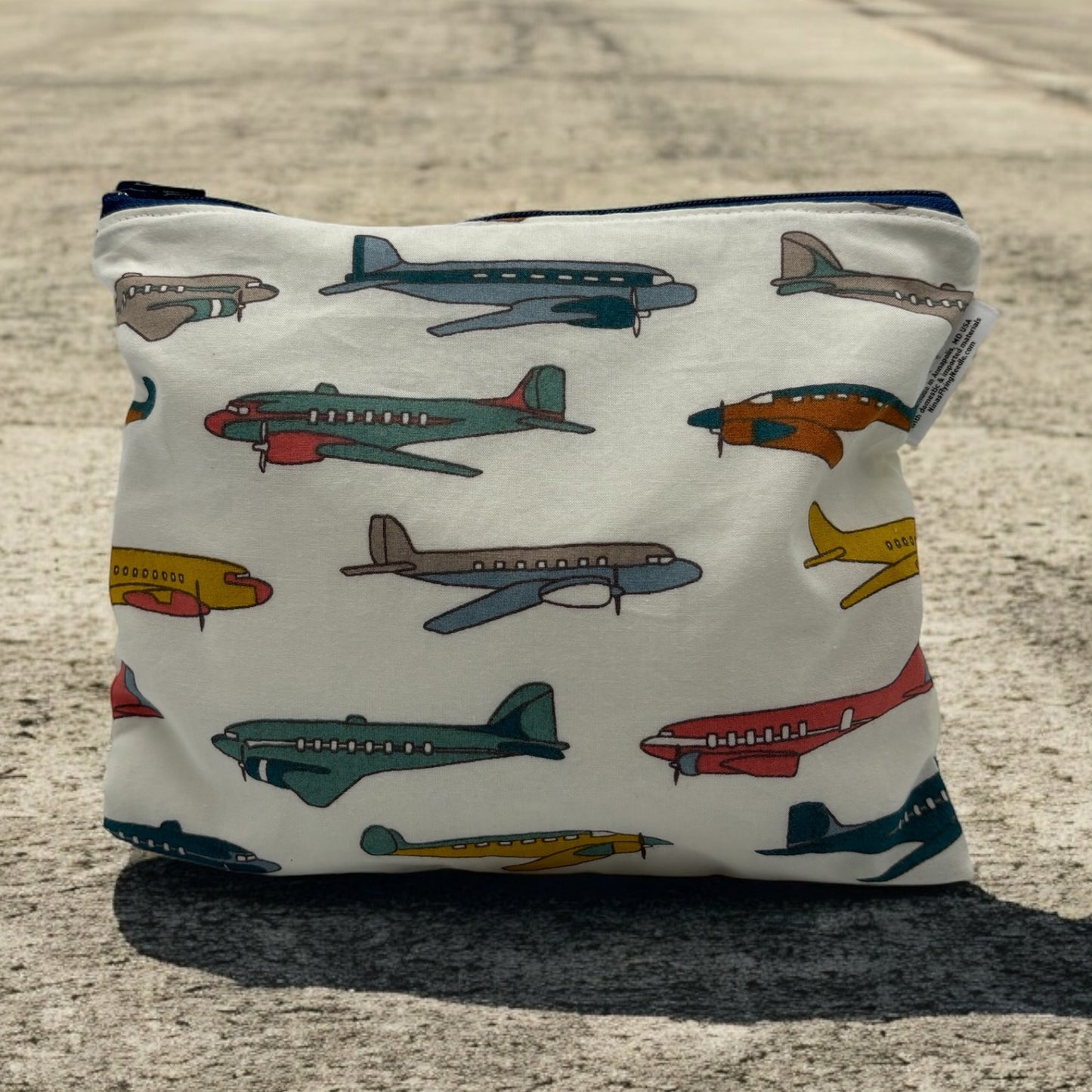 Sandwich Sized Reusable Zippered Bag Into The Wild