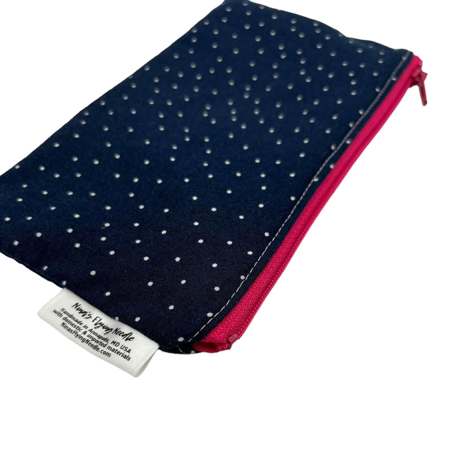 Knick Knack Sized Reusable Zippered Bag Dots