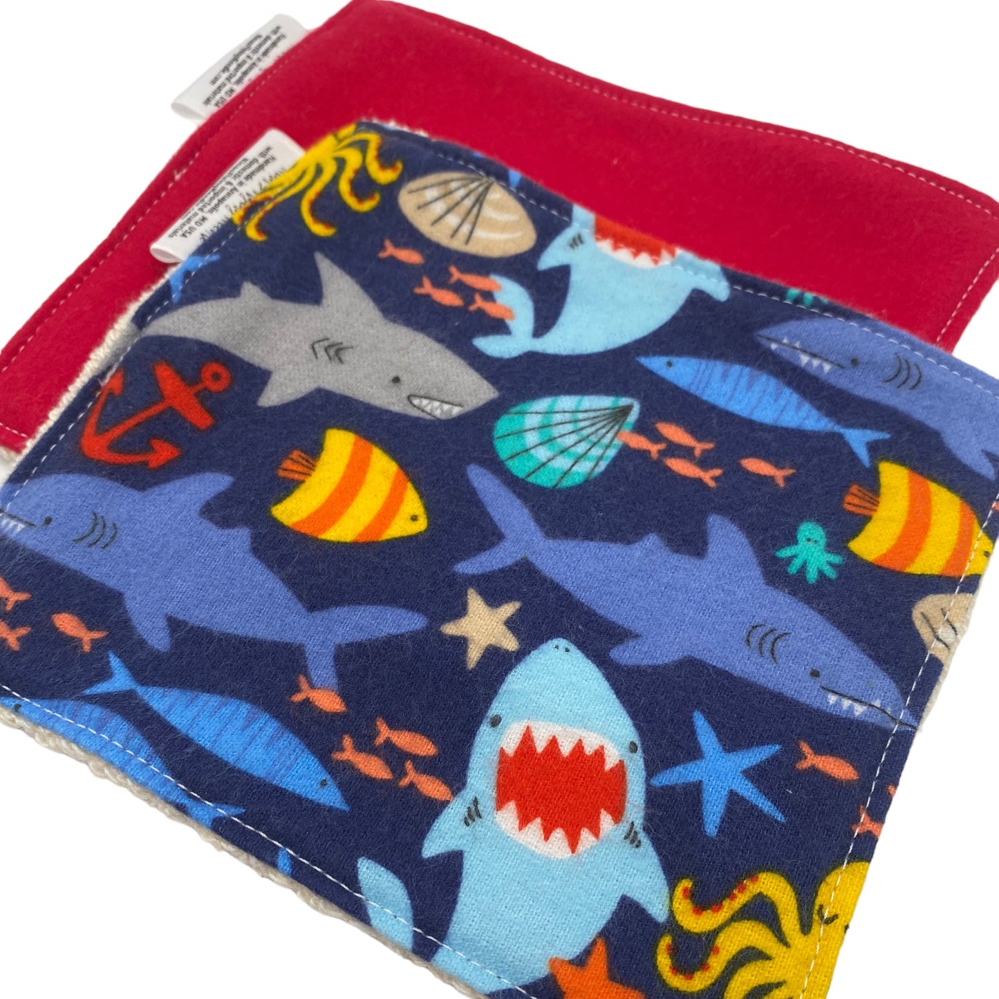 Wash Cloths - Minis - Ocean Animals and Solids