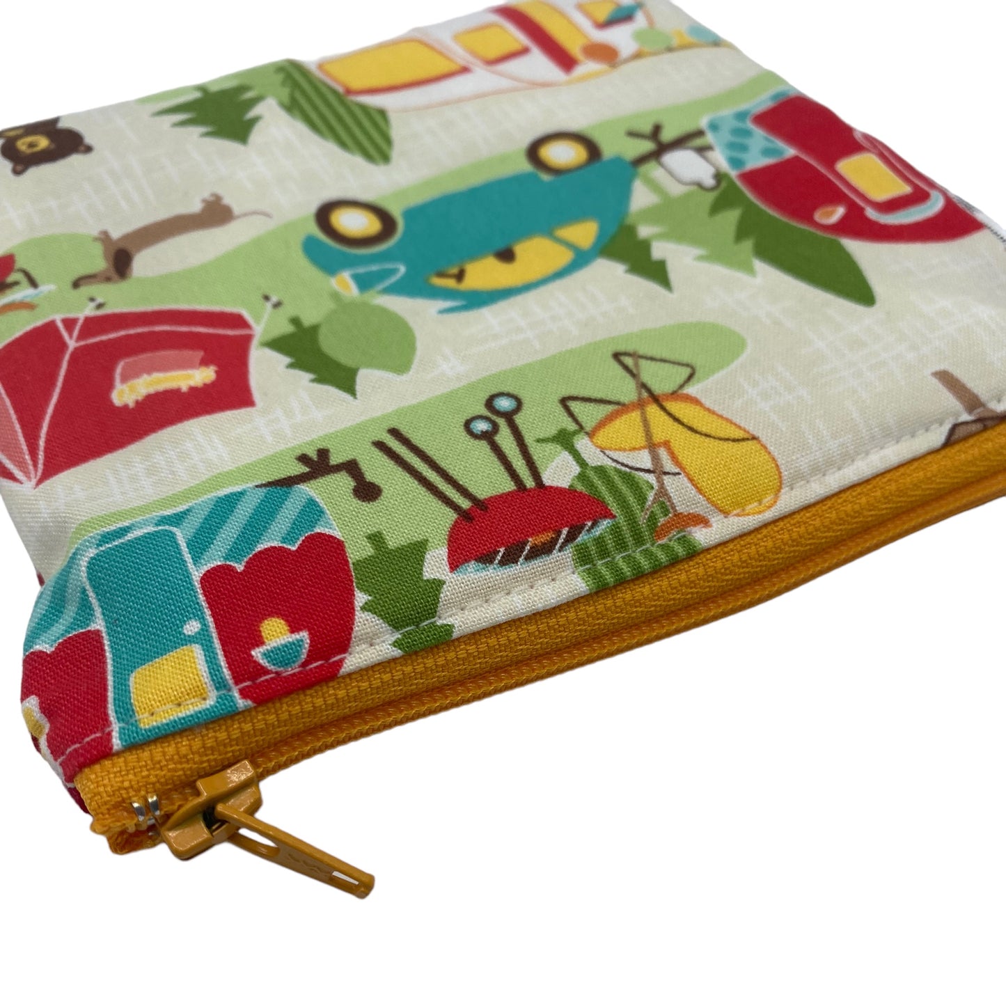 Toddler Sized Reusable Zippered Bag Camping Combo Print