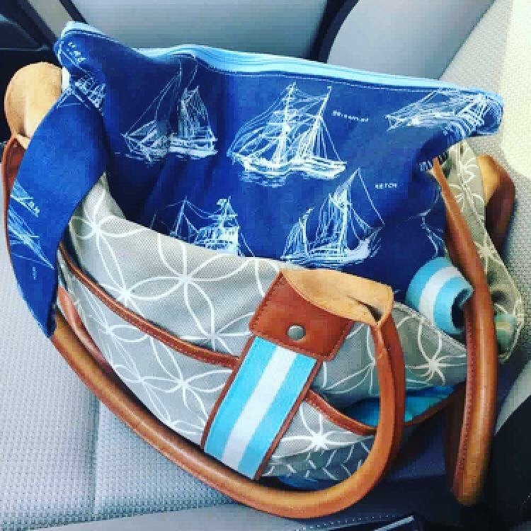 Large Wet Bag with Handle Mermaids