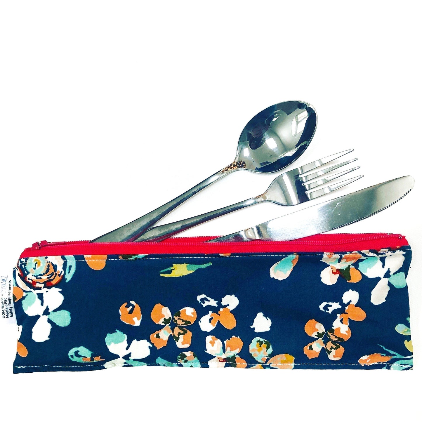 Regular Sized Reusable Straw/Utensil Wet Bag Sailboats