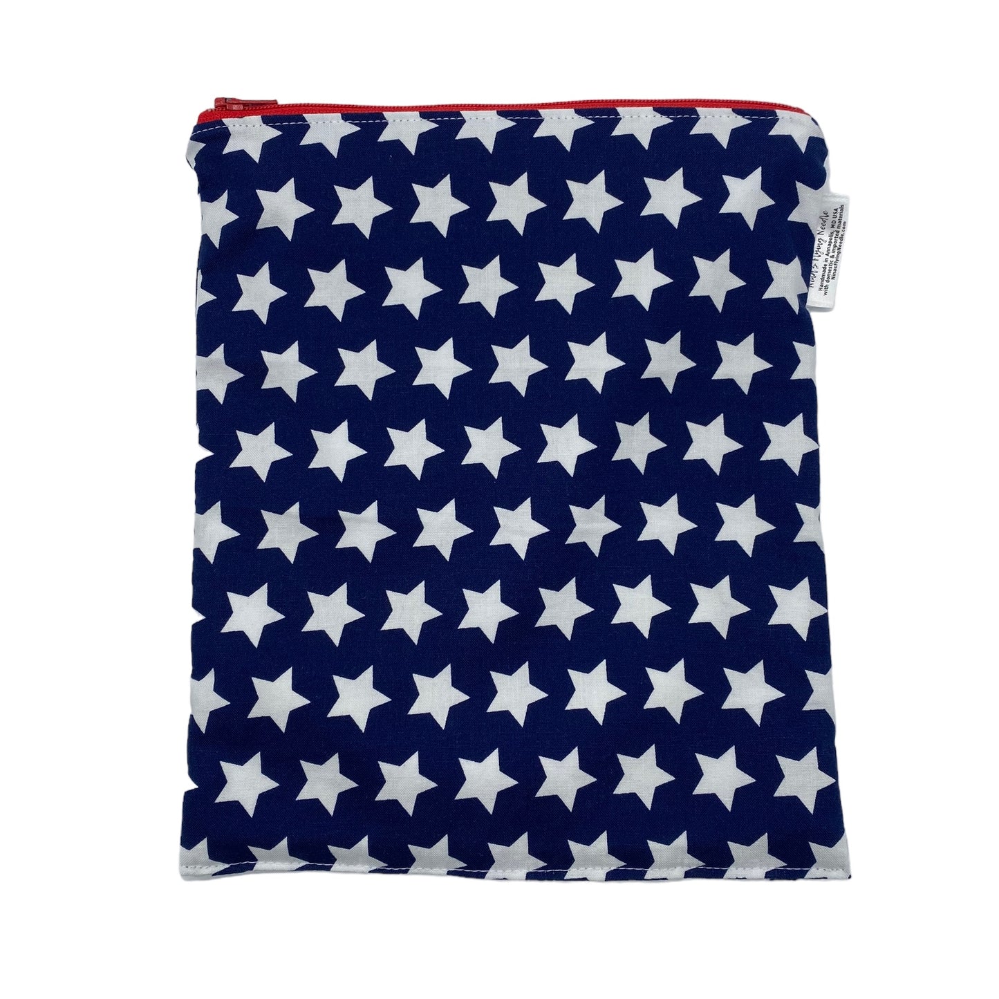 Medium Sized Wet Bag Stars on Navy