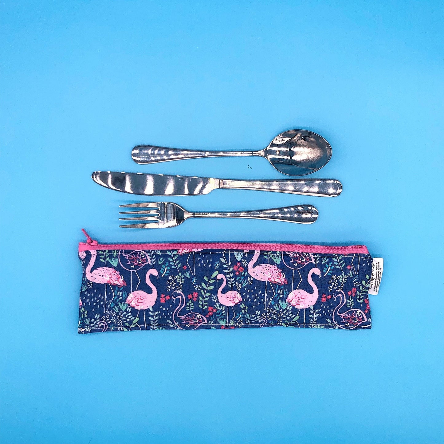 Regular Sized Reusable Straw/Utensil Wet Bag Crabs