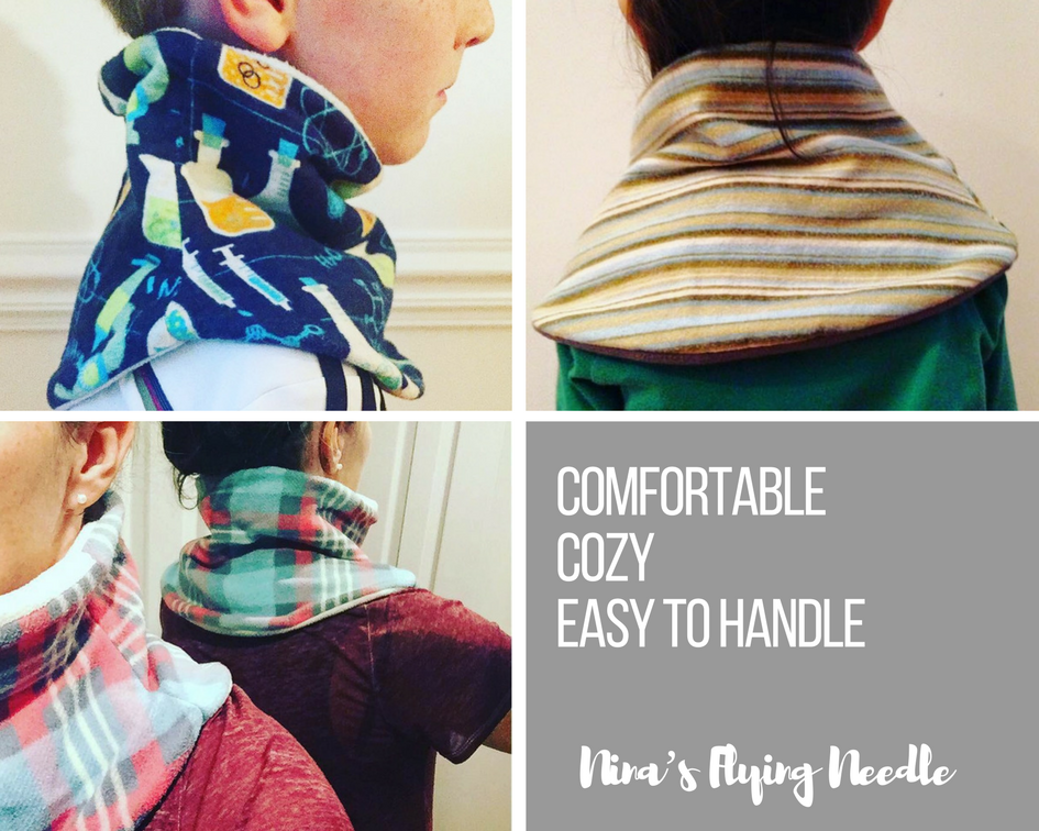 Child's Handmade Neck Warmer Camo Navy