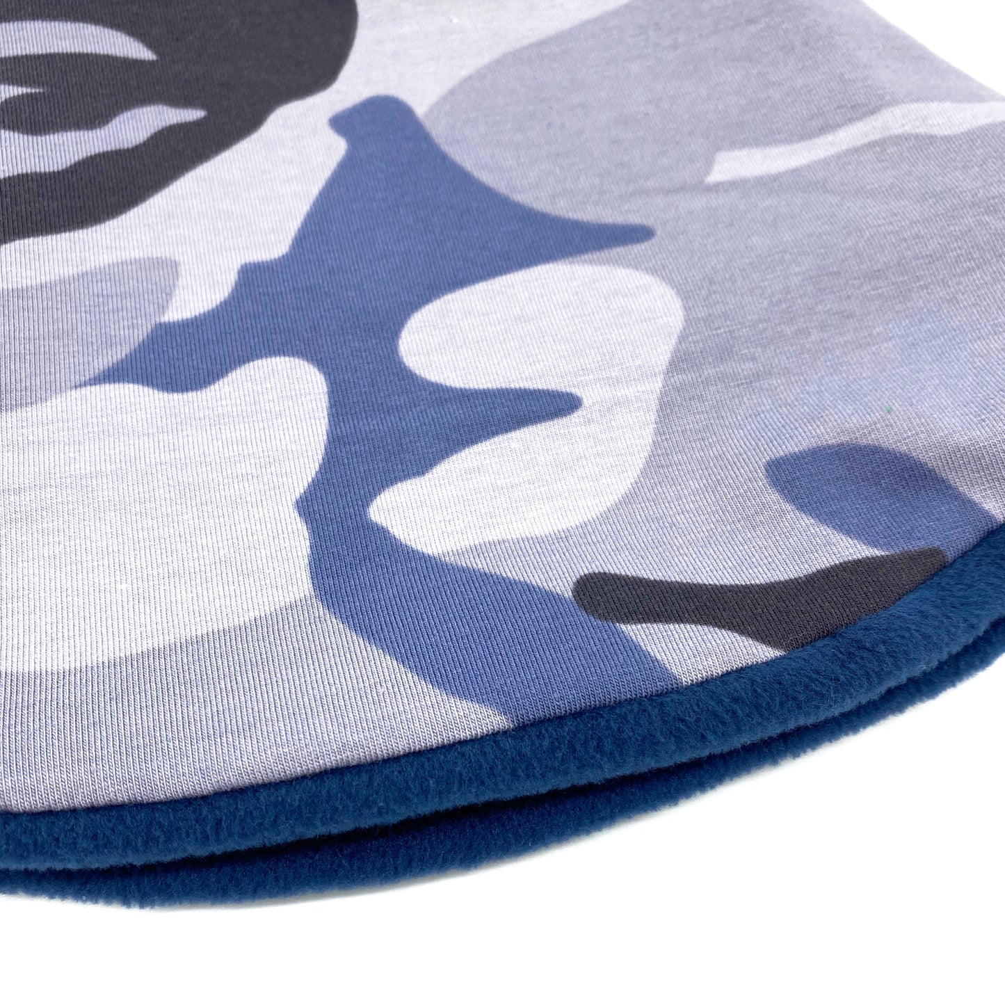 Child's Handmade Neck Warmer Camo Navy