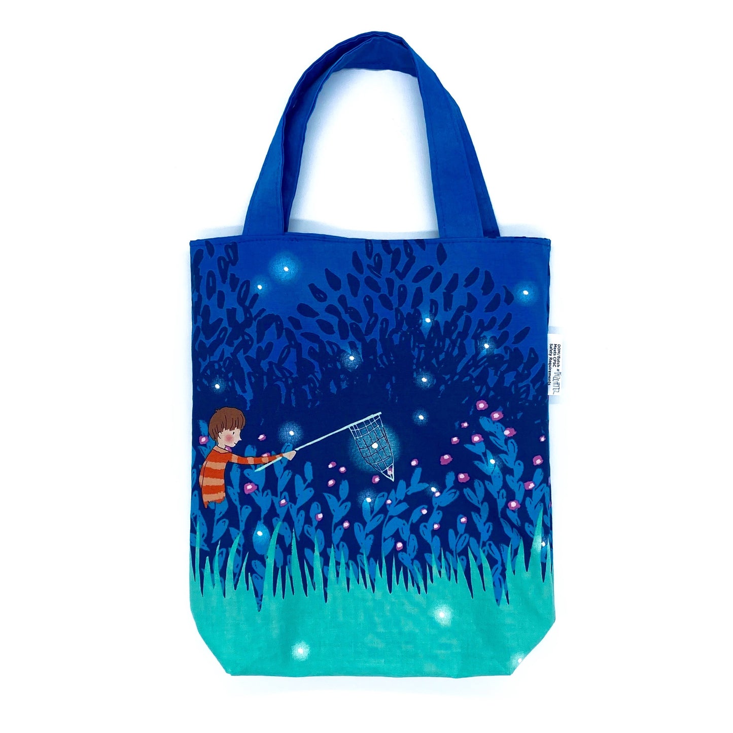 Toddler Sized Reversible Tote Fireflies