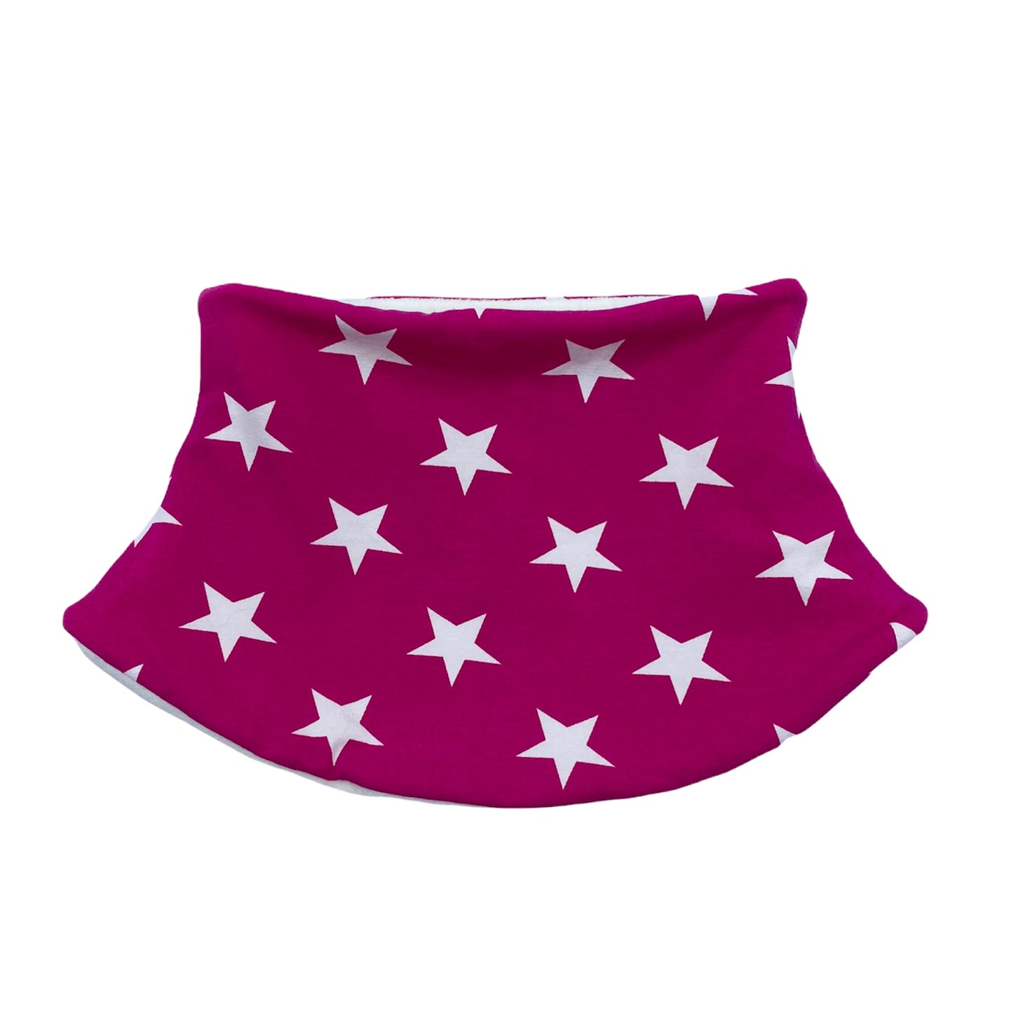 Child's Handmade Neck Warmer Stars Pink