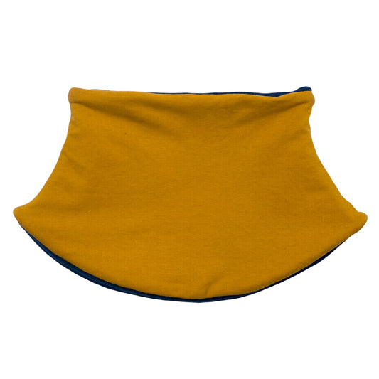 Adult Handmade Neck Warmer Solid Yellow Mustard