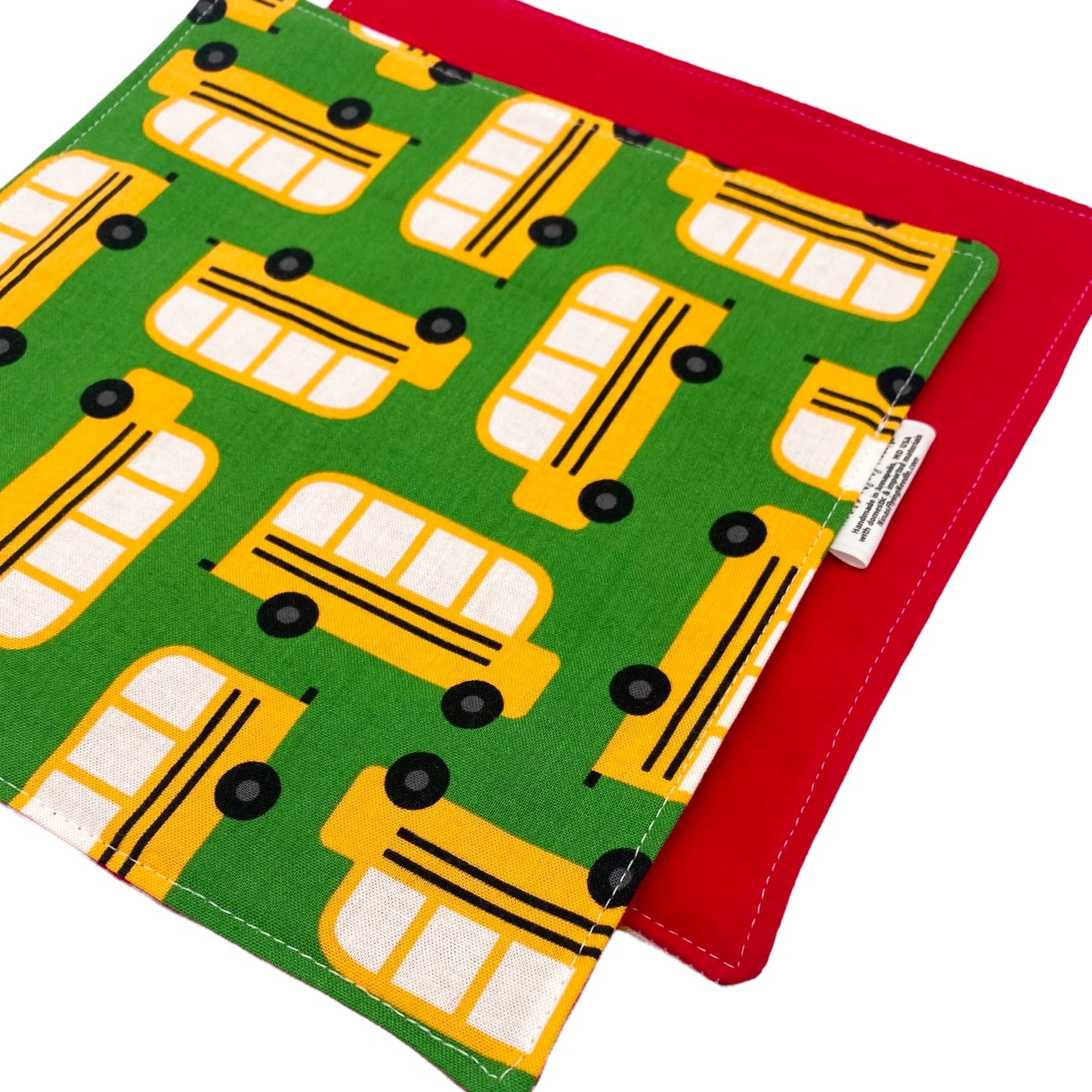 Reusable Napkins - School Bus